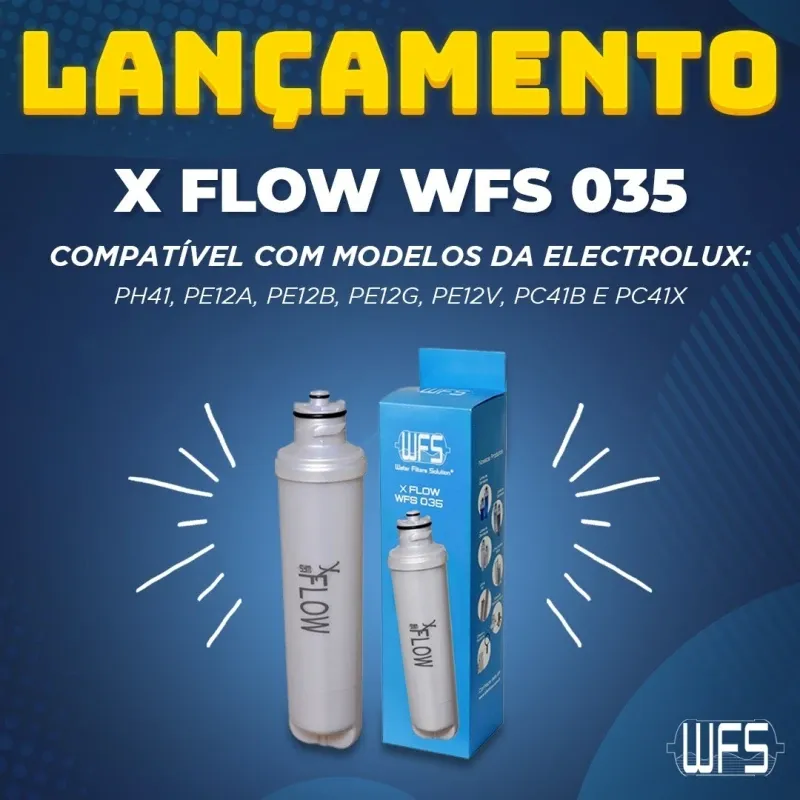 Filtro Refil para Purificador Eletrolux X Flow wfs035